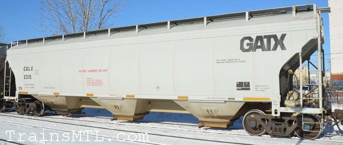 Car/wagon CGLX2315 left side / coté gauche